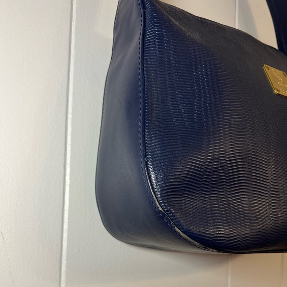 MCM shoulder bag navy blue - Picture 3 of 16